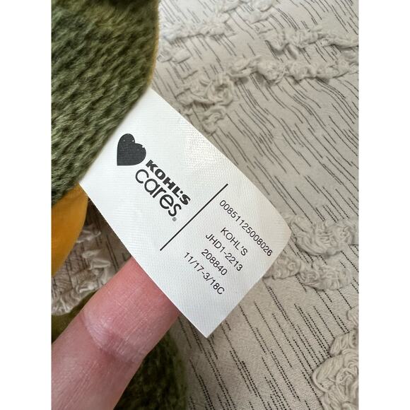 Kohl's Cares Dino Character Stuffed Animal Three Little Dinosaurs Toy Green - Picture 5 of 6